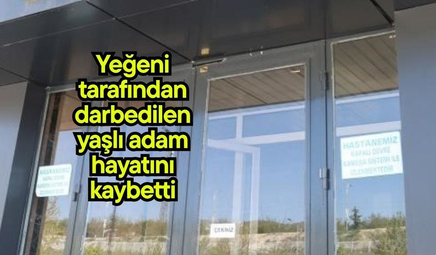 Yeğeni tarafından darbedilen yaşlı adam hayatını kaybetti
