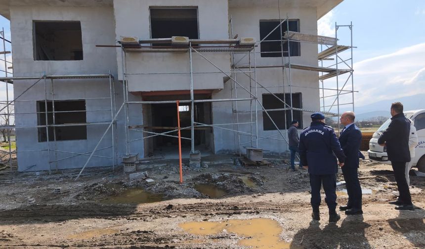 Etili Köyü Yeni Jandarma Karakolu Denetlendi