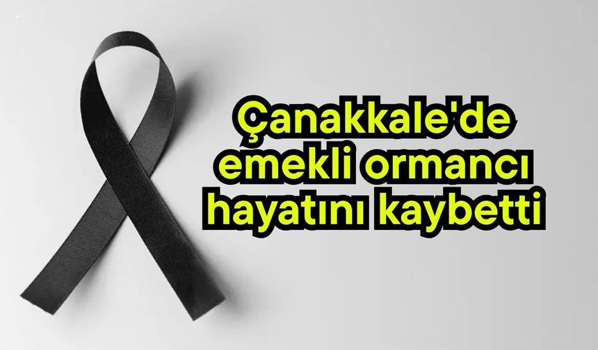 Çanakkale'de emekli ormancı hayatını kaybetti