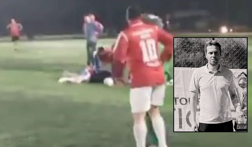 Halı sahada kalp krizi geçiren eski futbolcunun o anları ortaya çıktı (Video)