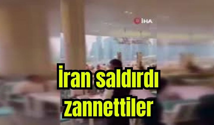 İftar için patlatılan top paniğe neden oldu (Video)
