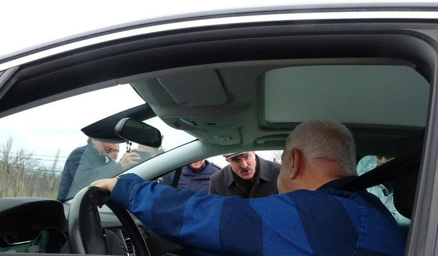 Vali Toraman, trafik denetimlerine katıldı