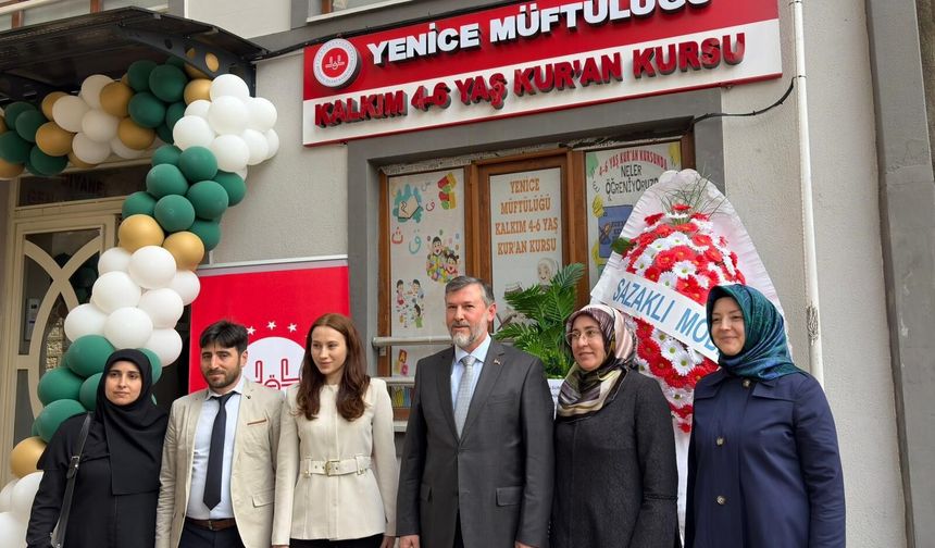 Yenice'de Diyanet Gençlik Merkezi ve 4-6 Yaş Kuran Kursu Açıldı