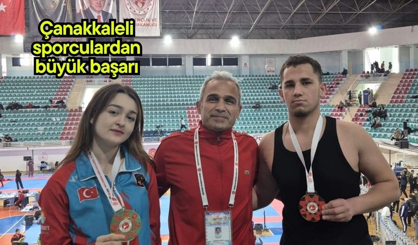 Çanakkaleli sporculardan büyük başarı