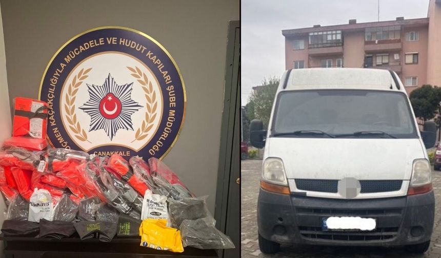 Çanakkale'de yakalandılar: 1 tutuklu