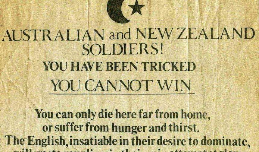 Çanakkale Kara Savaşları'nda bir yandan da propaganda savaşı verildi (Video)