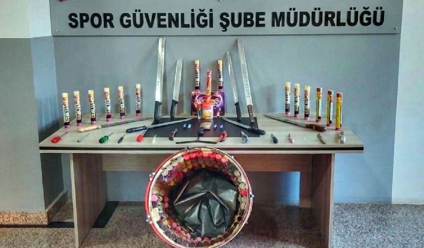 Deplasman otobüsünden çıkanlar şok etti