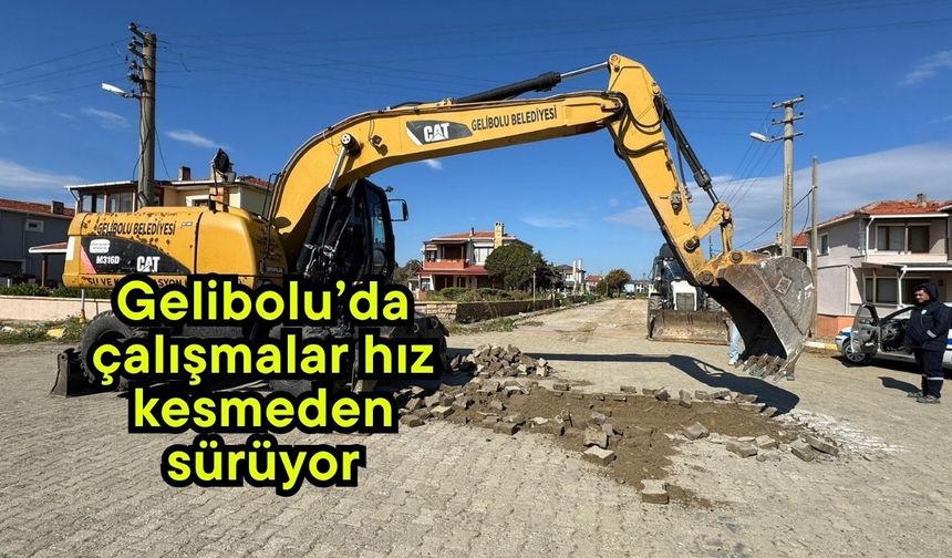 Gelibolu’da çalışmalar hız kesmeden sürüyor