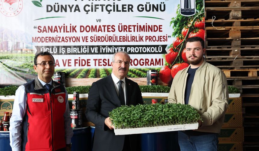 Çanakkale'de üreticilere 804 bin fide dağıtıldı