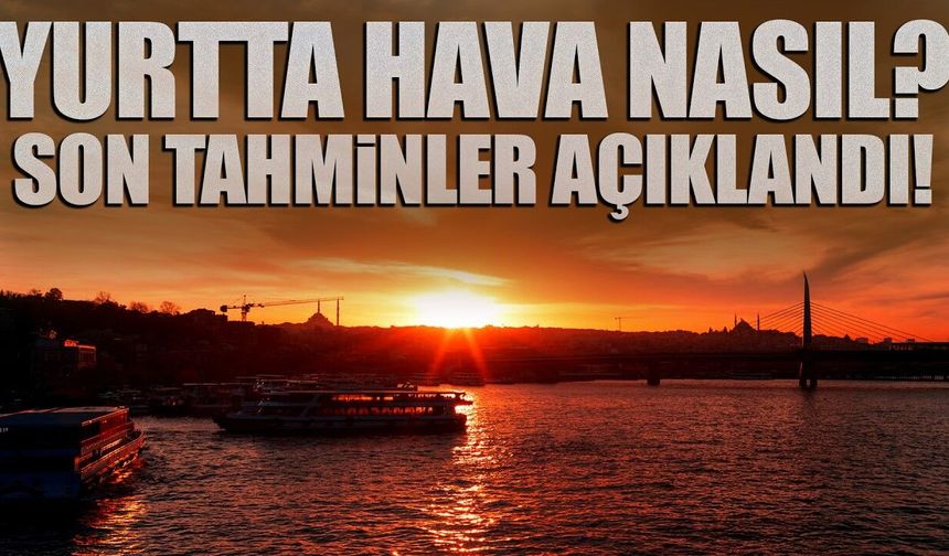 Meteoroloji’den Çifte Uyarı (Video)