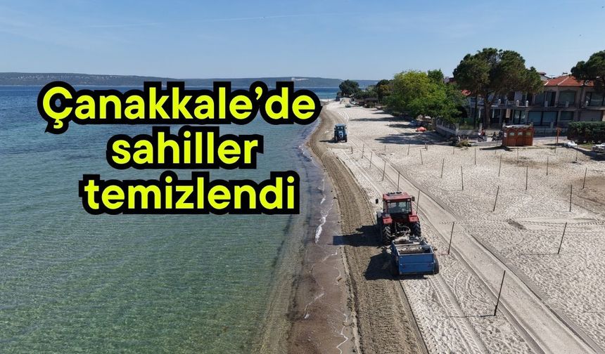 Çanakkale’de sahiller temizlendi