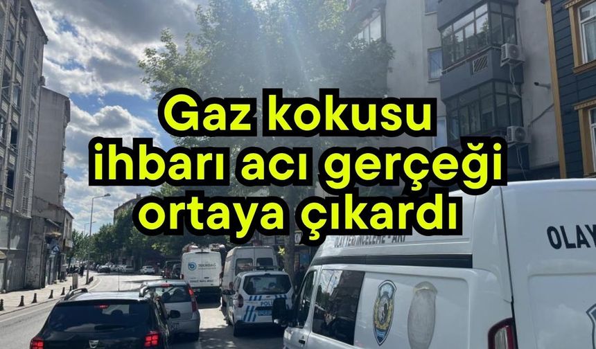 Gaz kokusu ihbarı acı gerçeği ortaya çıkardı (Video)