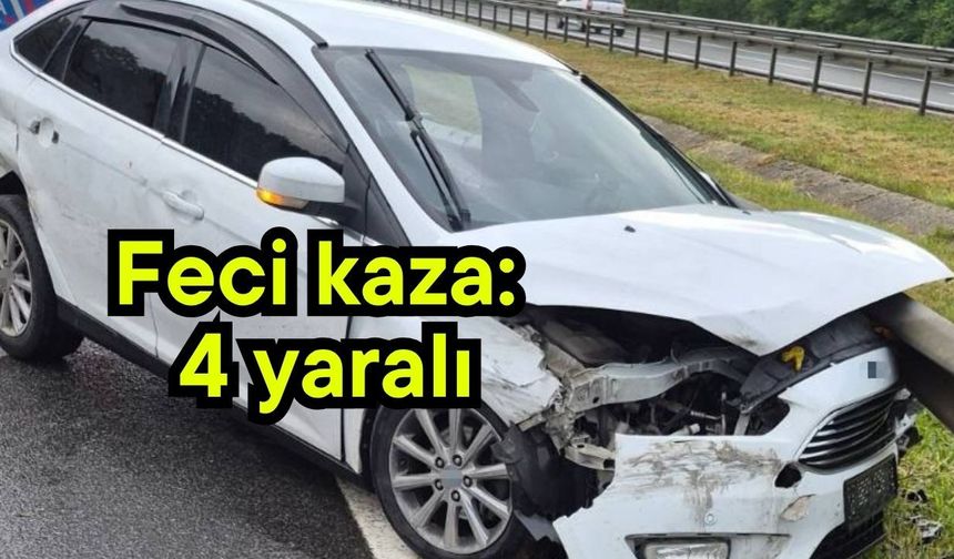 Feci kaza: 4 yaralı