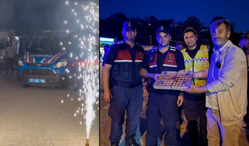 Çanakkale'de Jandarmaya sürpriz ihbar! (Video)