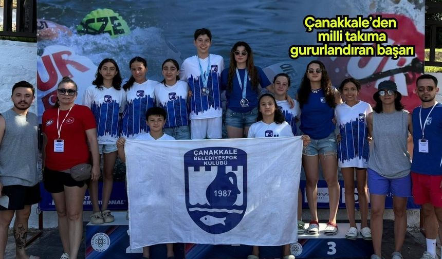 Çanakkale’den milli takıma gururlandıran başarı