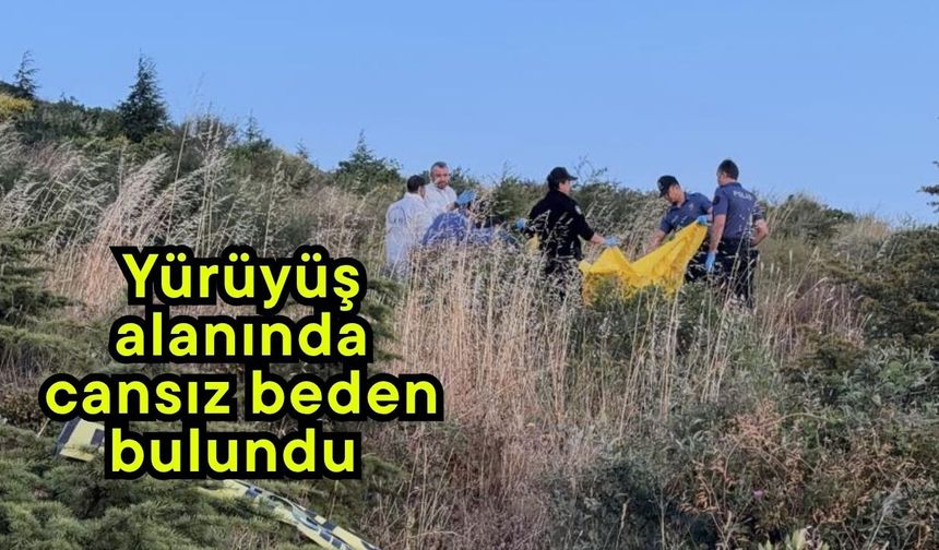 Yürüyüş alanında cansız beden bulundu (Video)
