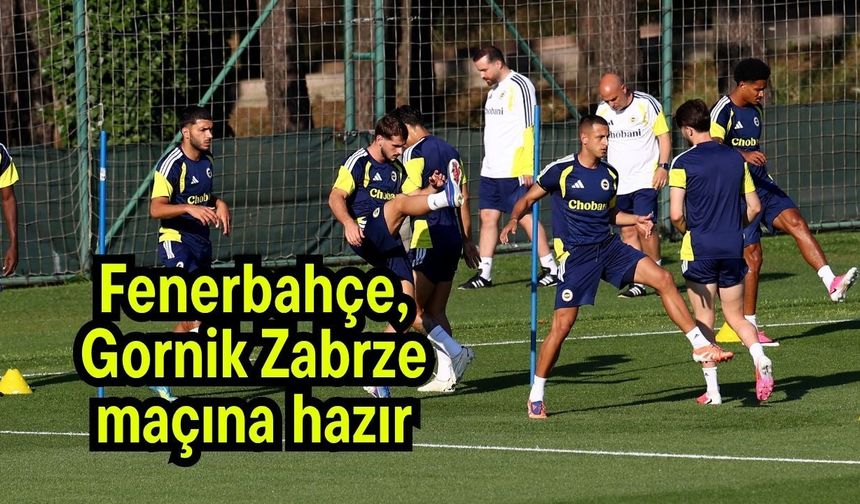 Fenerbahçe, Gornik Zabrze maçına hazır