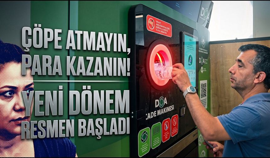 Depozito İade Sistemi Başladı! Atığını Getir, Paranını Al! (Video)