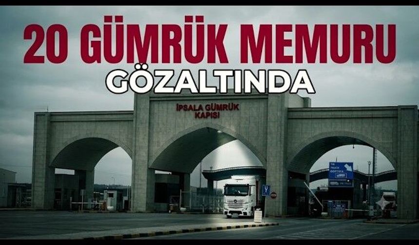 Gümrük Kapısı'nda rüşvet operasyonu: 20 gözaltı! (Video)