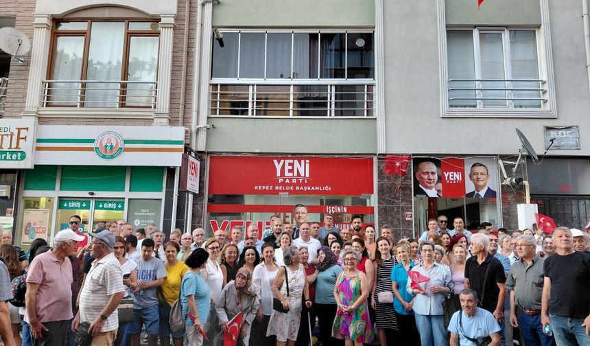 Kepez Yeni Parti Belde Binasında İlk Açıklama