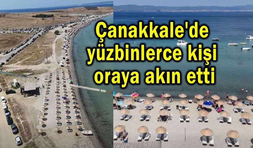 Çanakkale'de yüzbinlerce kişi oraya akın etti