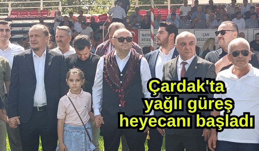 Çardak'ta yağlı güreş heyecanı başladı