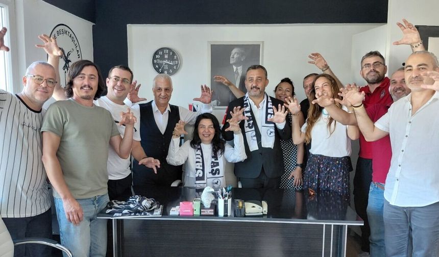 İskenderoğlu ve Barış’tan 1903 Çanakkale Beşiktaşlılar Derneği’ne ziyaret