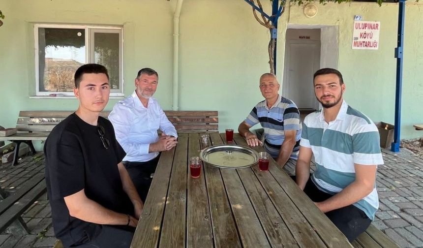 Çanakkale İl Müftüsünden köylere ziyaret