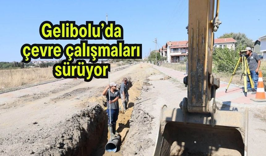 Gelibolu’da çevre çalışmaları sürüyor