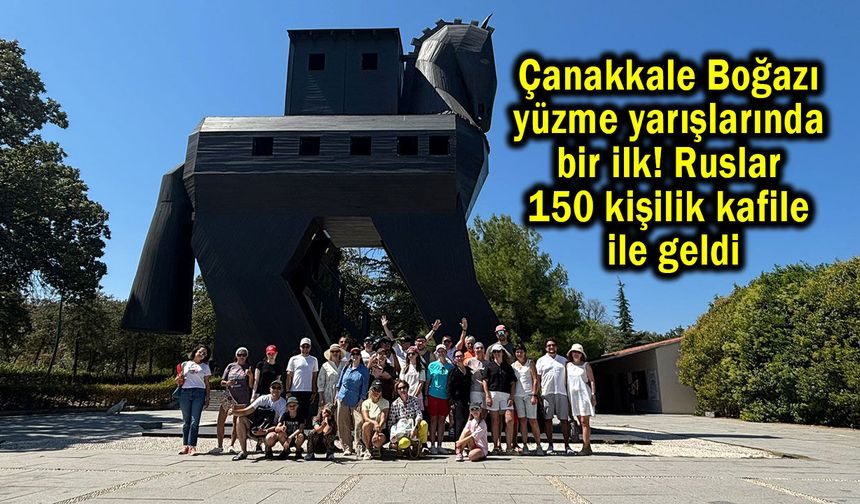 Çanakkale Boğazı yüzme yarışlarında bir ilk