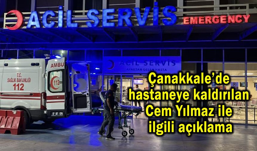 Çanakkale’de Cem Yılmaz ile ilgili açıklama