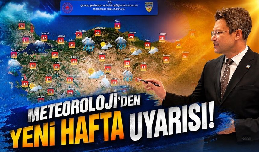 Meteorolojiden yeni hafta uyarısı! (Video)