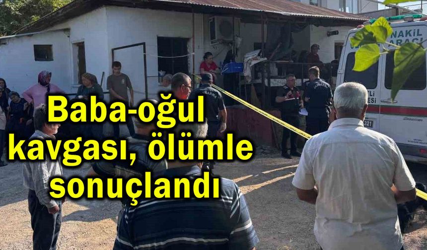 Baba-oğul kavgası ölümle sonuçlandı