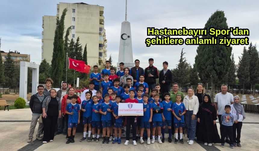 Hastanebayırı Spor’dan şehitlere anlamlı ziyaret (Video)