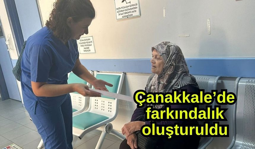 Çanakkale’de farkındalık oluşturuldu