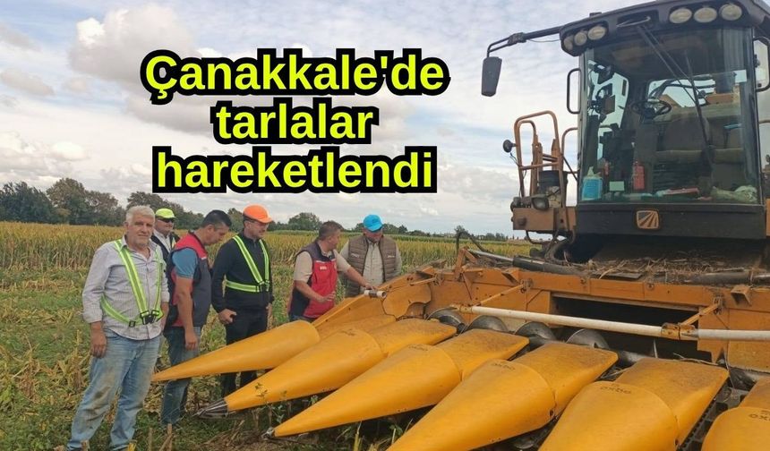 Çanakkale'de tarlalar hareketlendi