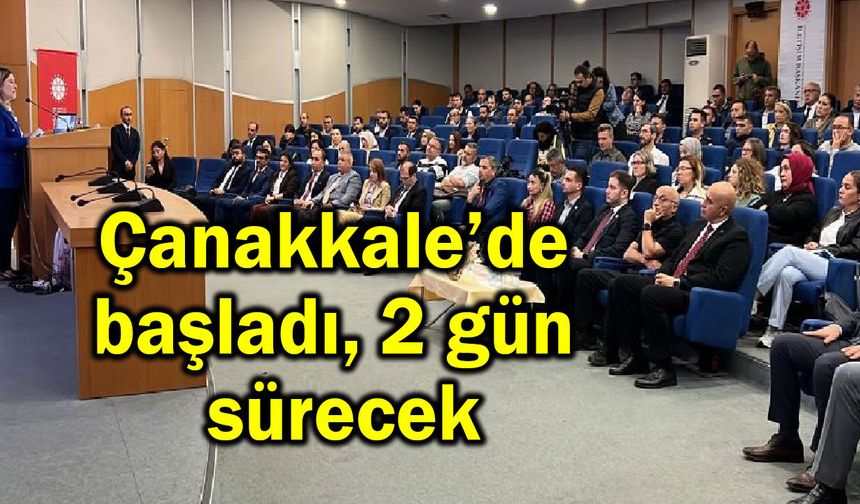 Çanakkale’de başladı, 2 gün sürecek (Video)