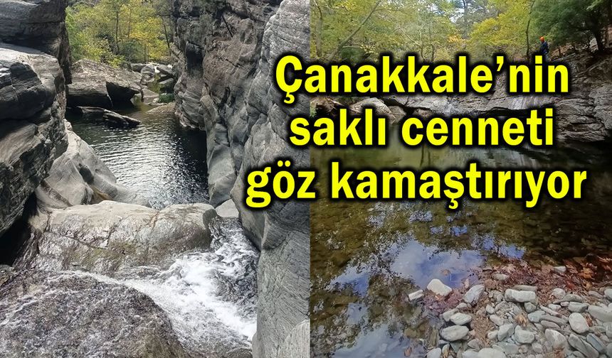 Çanakkale’nin saklı cenneti göz kamaştırıyor
