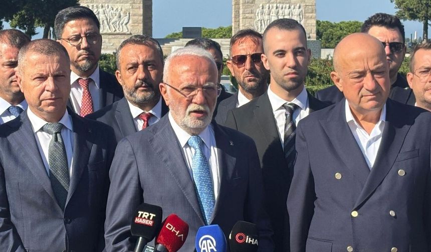 AK Parti Genel Başkanvekili Elitaş Çanakkale'de (Video)