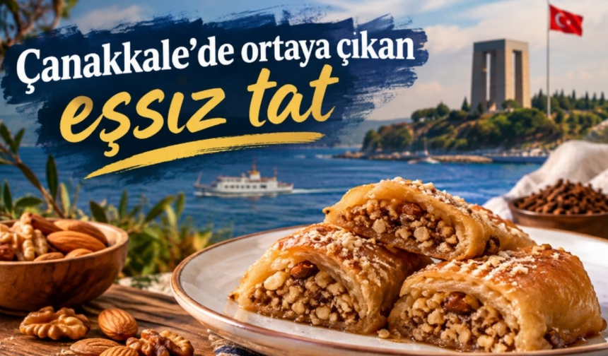 Çanakkale’de ortaya çıkan eşsiz tat!