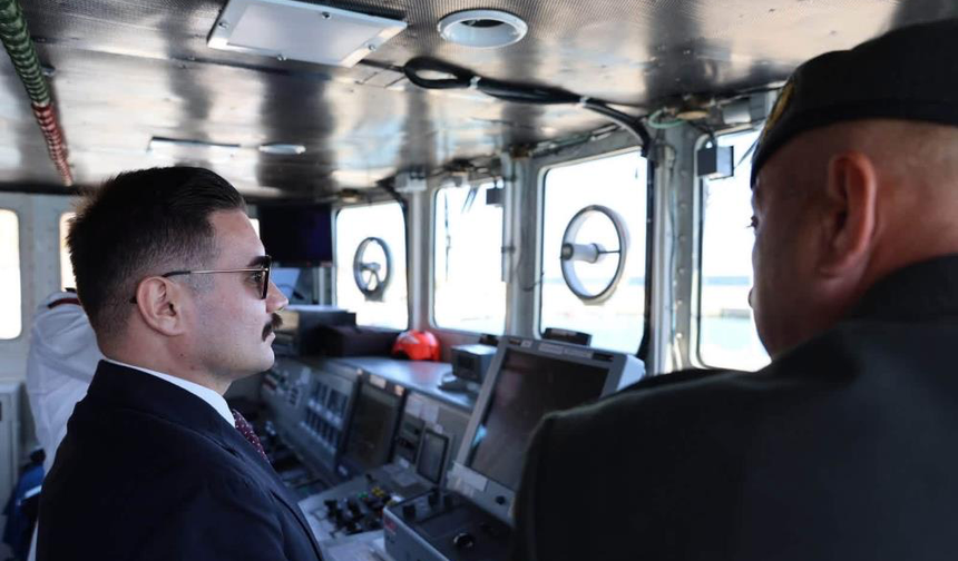 Kaymakam Acar’dan Sahil Güvenlik Botu ‘TCSG-91’de inceleme