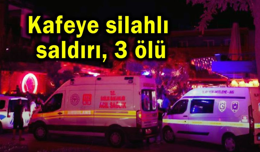 Kafeye silahlı saldırıda 3 kişi öldü