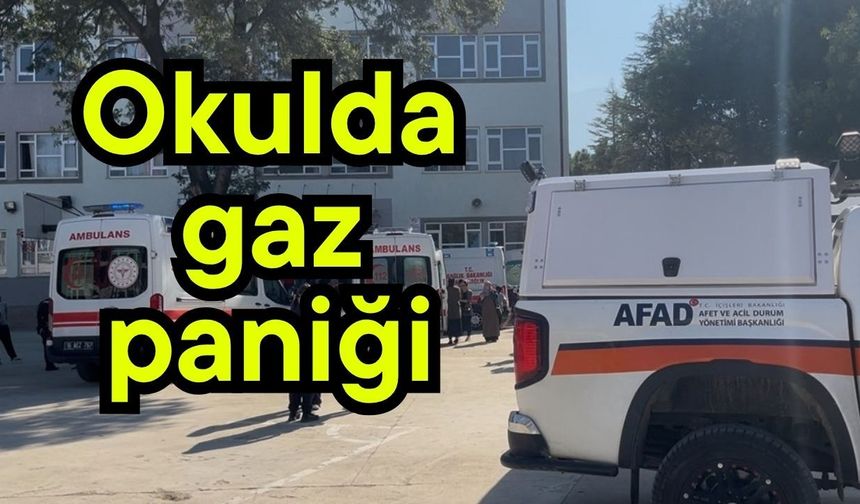 Okulda gaz paniği