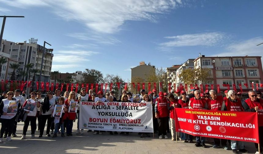 DİSK Çanakkale’den ses yükseltti