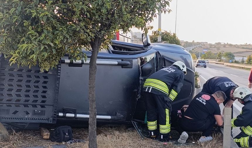İçinde çocuk olan aracı kaçırıp dehşet saçtı (Video)