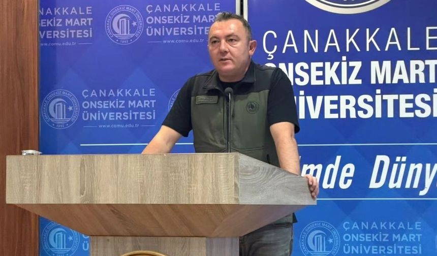 Çanakkale'de gençlere yangın farkındalık eğitimi (Video)