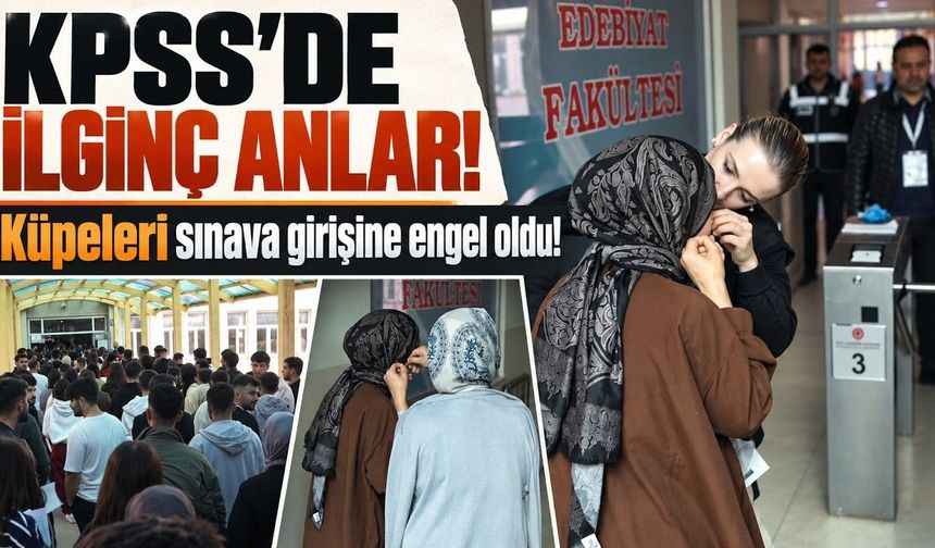 KPSS'de ilginç anlar (Video)